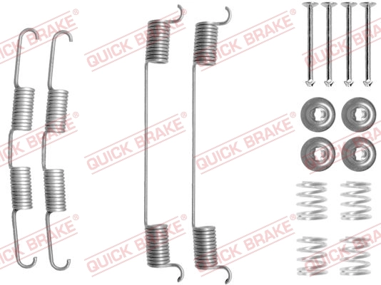 Accessory Kit, brake shoes